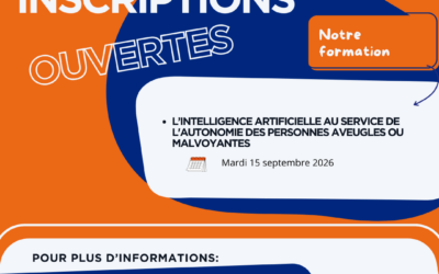 Formation – L’IA au service de l’autonomie des personnes aveugles et malvoyantes