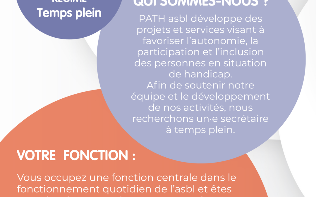 Offre d’emploi – secrétaire